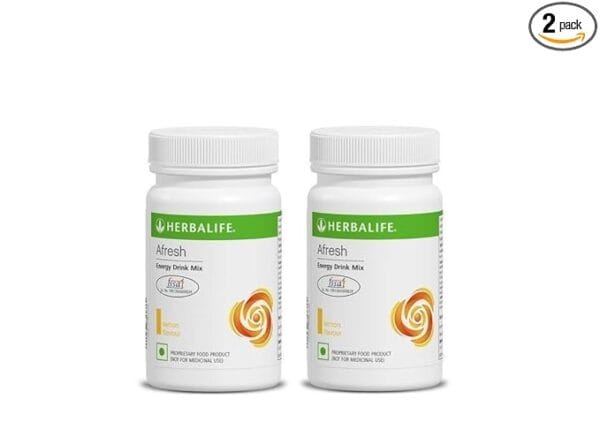 Herbalife Afresh Powder - 50 g (Lemon, Pack of 2)