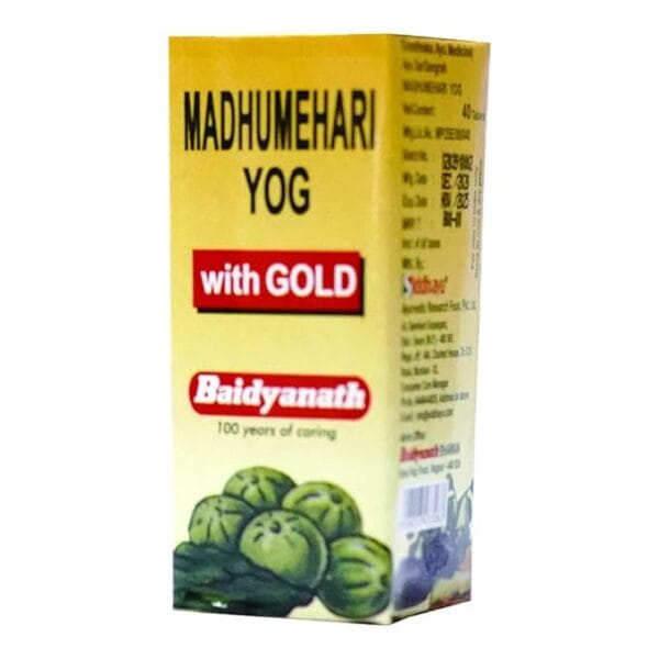 Baidyanath Madhumehari Yog With Gold - 40 Tablets