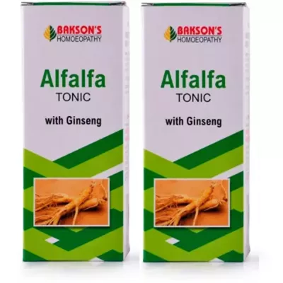 Bakson Alfalfa Tonic (With Ginseng) (115ml, Pack of 2)