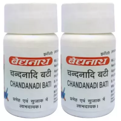 Baidyanath Chandanadi Vati (10g, Pack of 2)