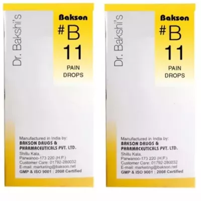 Bakson B11 Pain Drops (30ml, Pack of 2)