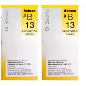 Bakson B13 Prostatitis Drops (30ml, Pack of 2)