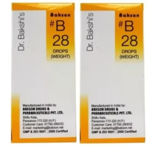 Bakson B28 Weight Drops (30ml, Pack of 2)