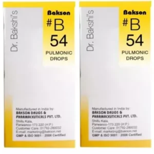 Bakson B54 Pulmonic Drops (30ml, Pack of 2)