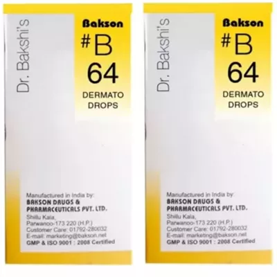 Bakson B64 Dermato Drops (30ml, Pack of 2)