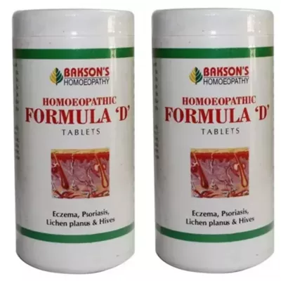 Bakson Formula D Tablets (200tab, Pack of 2)