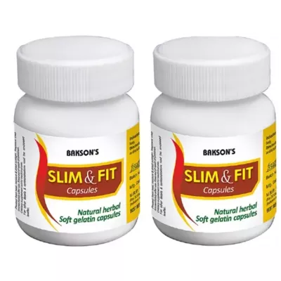 Bakson Slim & Fit Gelatin Capsules (30caps, Pack of 2)