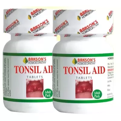 Bakson Tonsil Aid Tablets (75tab, Pack of 2)