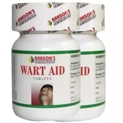 Bakson Wart Aid Tablets (75tab, Pack of 2)