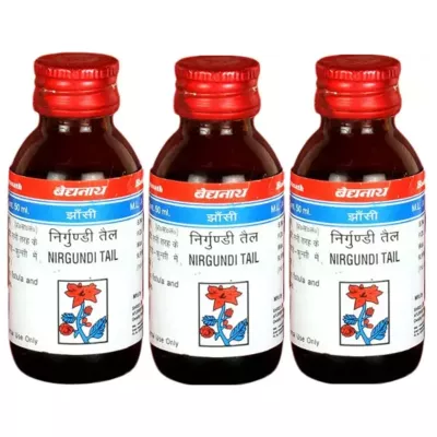 Baidyanath Nirgundi Tail (50ml, Pack of 3)
