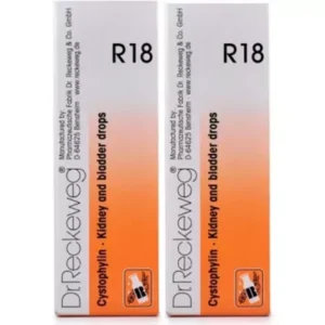 Dr Reckeweg R18 (Cystophylin) (22ml, Pack of 2)