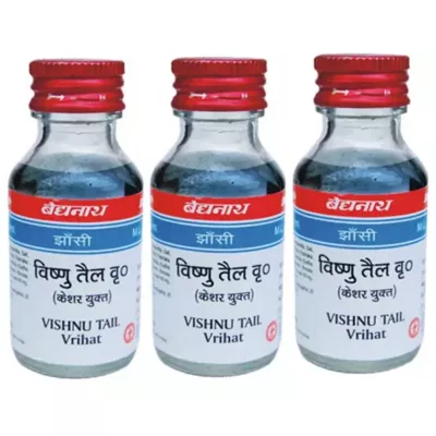Baidyanath Vishnu Tail (Kesar Yukt) (25ml, Pack of 3)