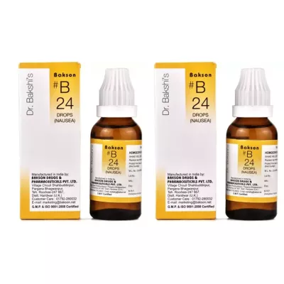 Bakson B24 Nausea Drops (30ml, Pack of 2)