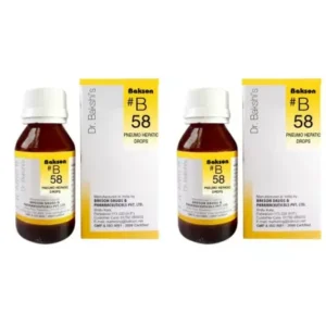 Bakson B58 Pneumo Hepatic Drops (30ml, Pack of 2)