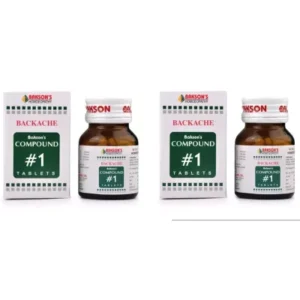 Bakson Compound No 1 (Backache) (100tab, Pack of 2)