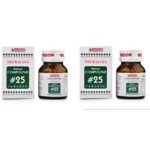 Bakson Compound No 25 (Neuralgia) (100tab, Pack of 2)