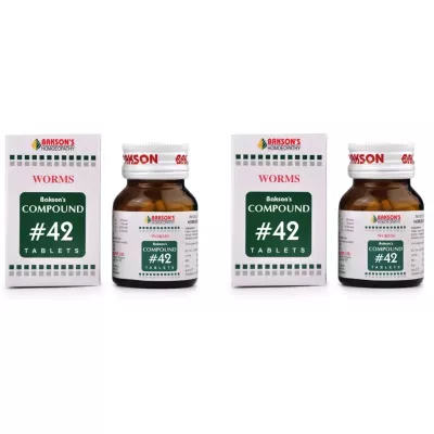 Bakson Compound No 42 (Worms) (100tab, Pack of 2)