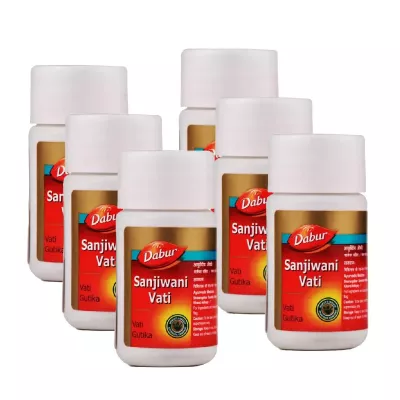 Dabur Sanjiwani Vati (40tab, Pack of 6)