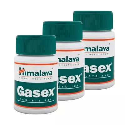 Himalaya Gasex Tablet (100tab, Pack of 3)